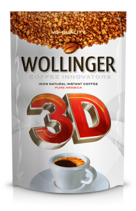кофе WOLLINGER 3D сублимированный, 475гр. пакет